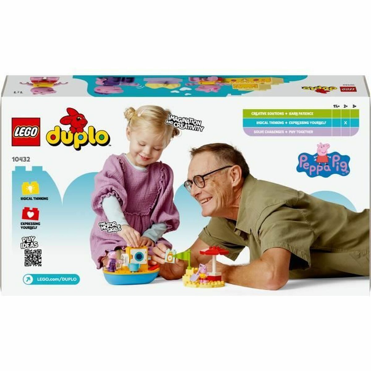 Bouwspel Lego Peppa Pig's Boat Trip Multicolour